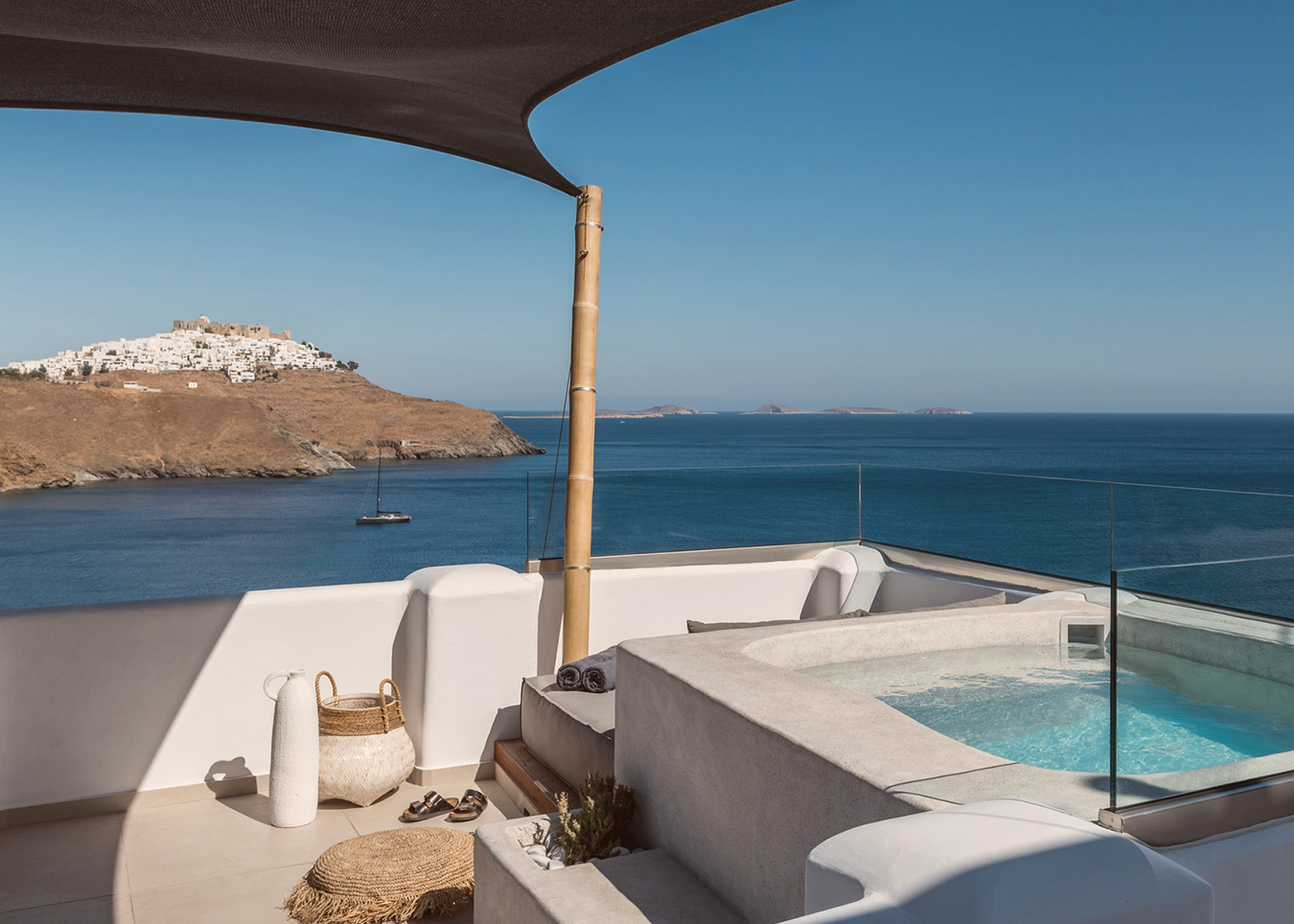 terrasse sur la mer saluti da stampalia astypalee