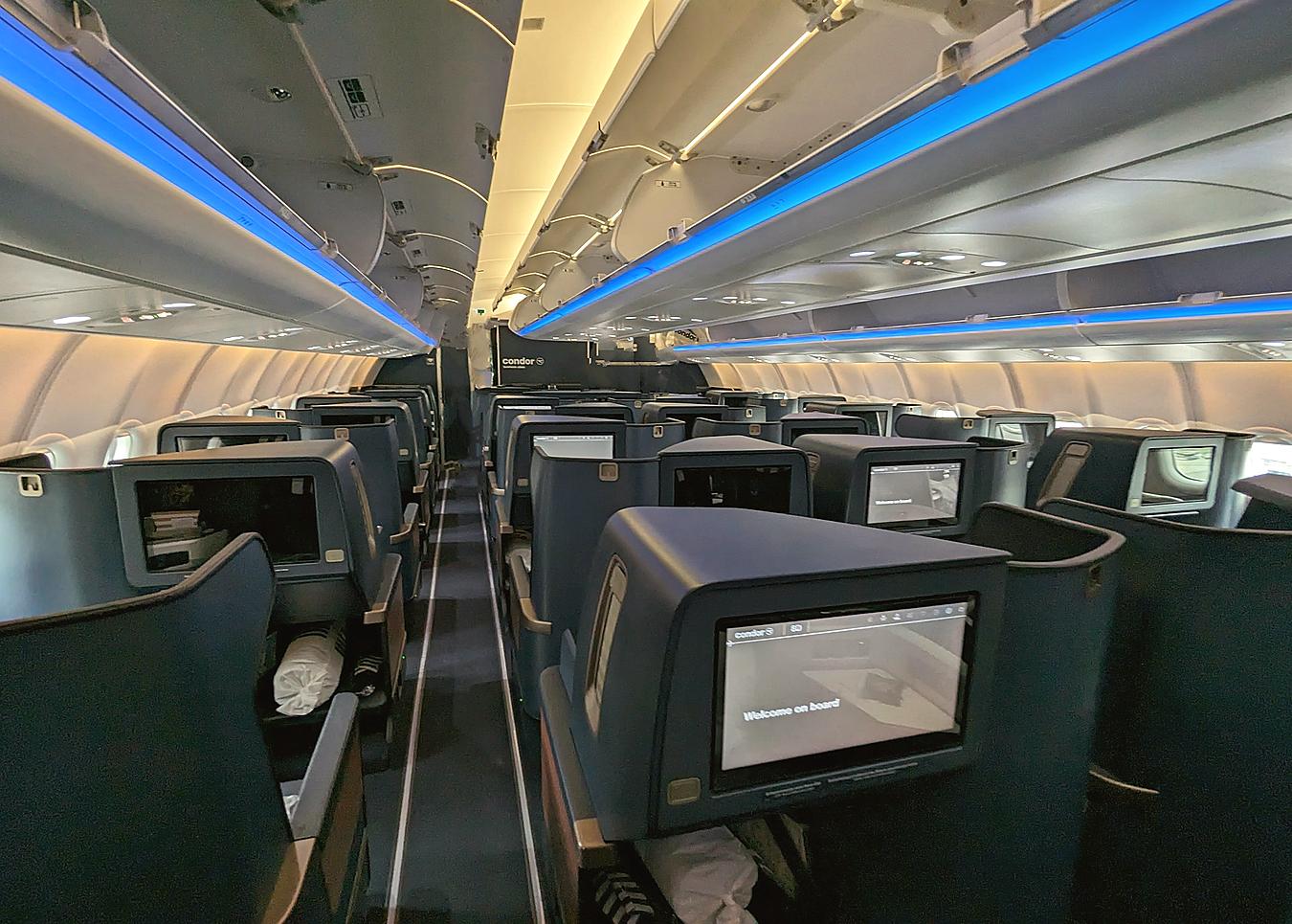 Vue cabine en business class-blog lesvoyagesdapogee