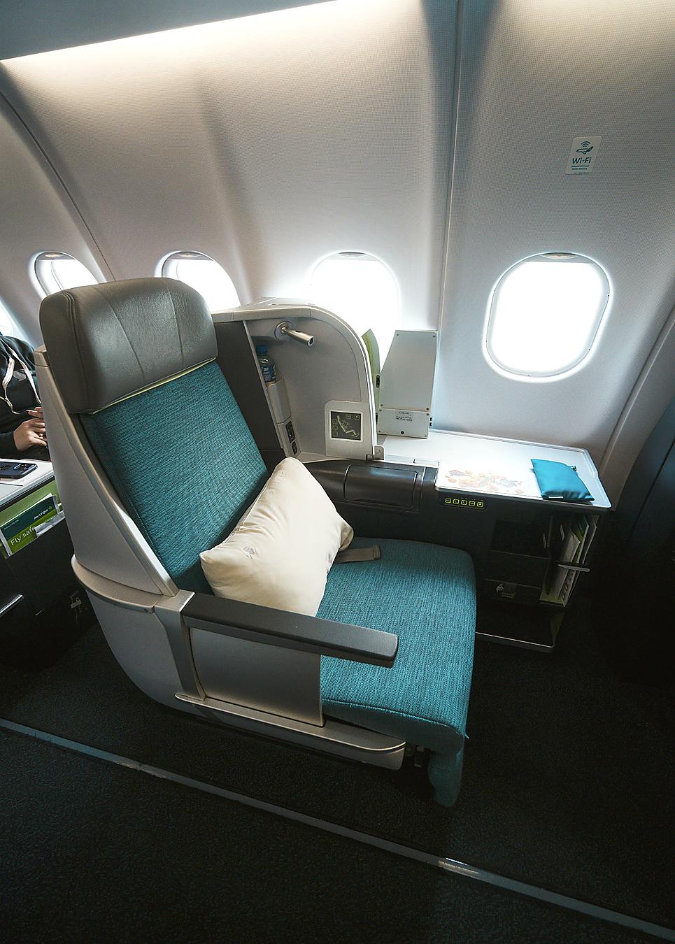 vue siège en business class